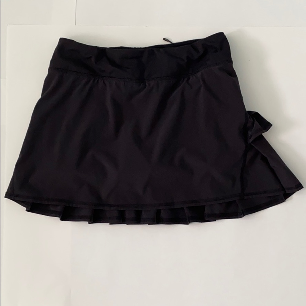 Black lululemon tennis skort